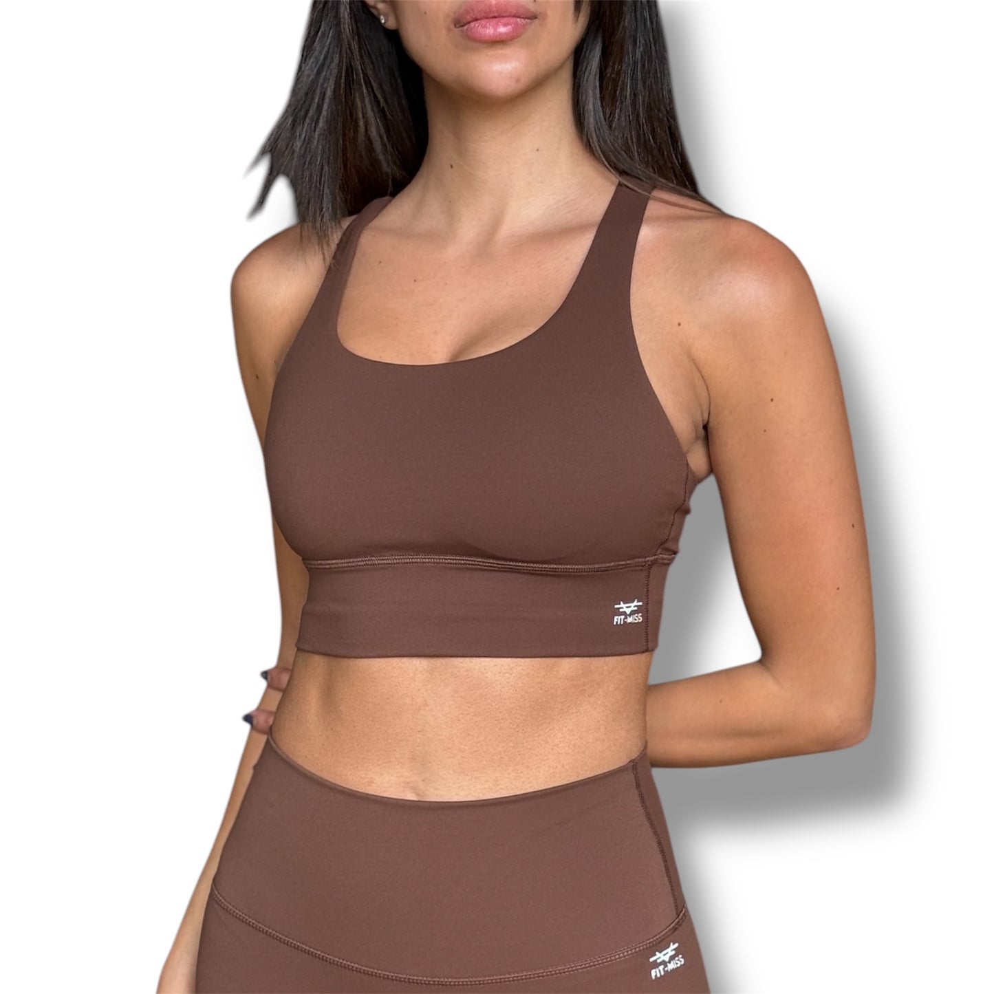 BasicFit Performance Bra - Coffee