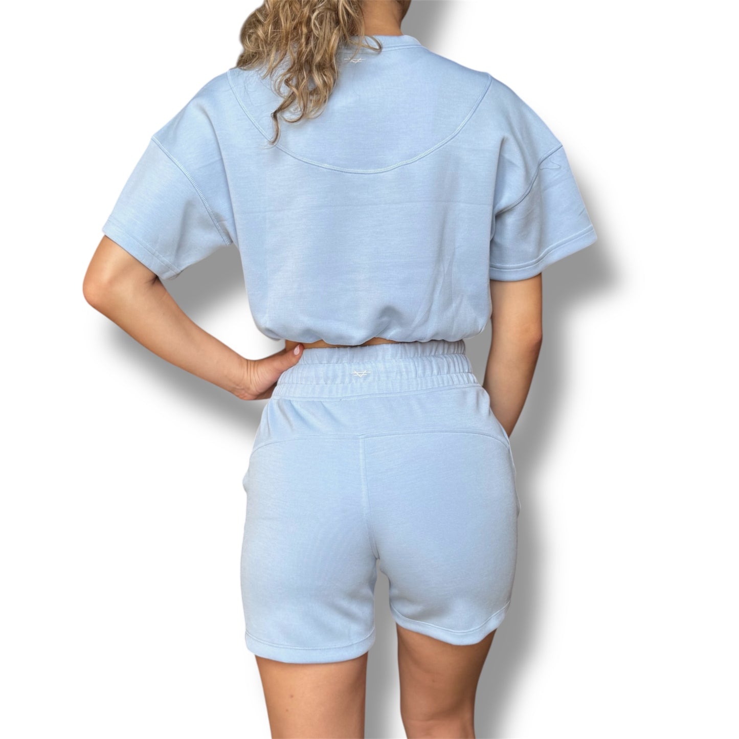 Short Lounge Set - Baby Blue