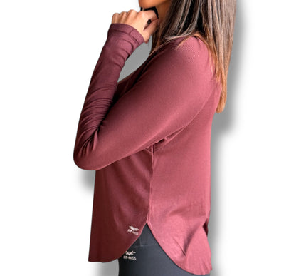 Everyday Ribbed Long Sleeve Top