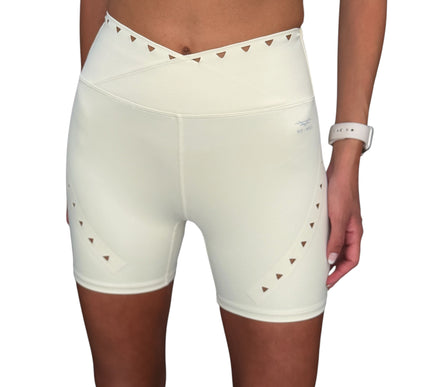 V-Waist Triangle Cut-Out Bike Shorts