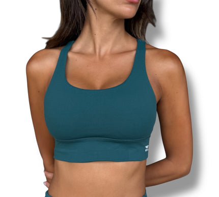 Basic Fit Performance Bra - Dark Green