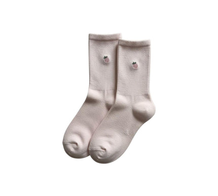 Fruitalicious Ribbed Crew Socks