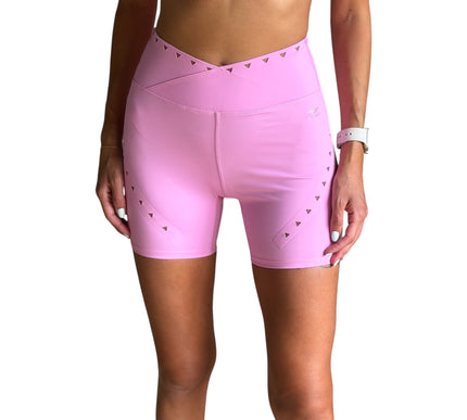 V-Waist Triangle Cut-Out Bike Shorts