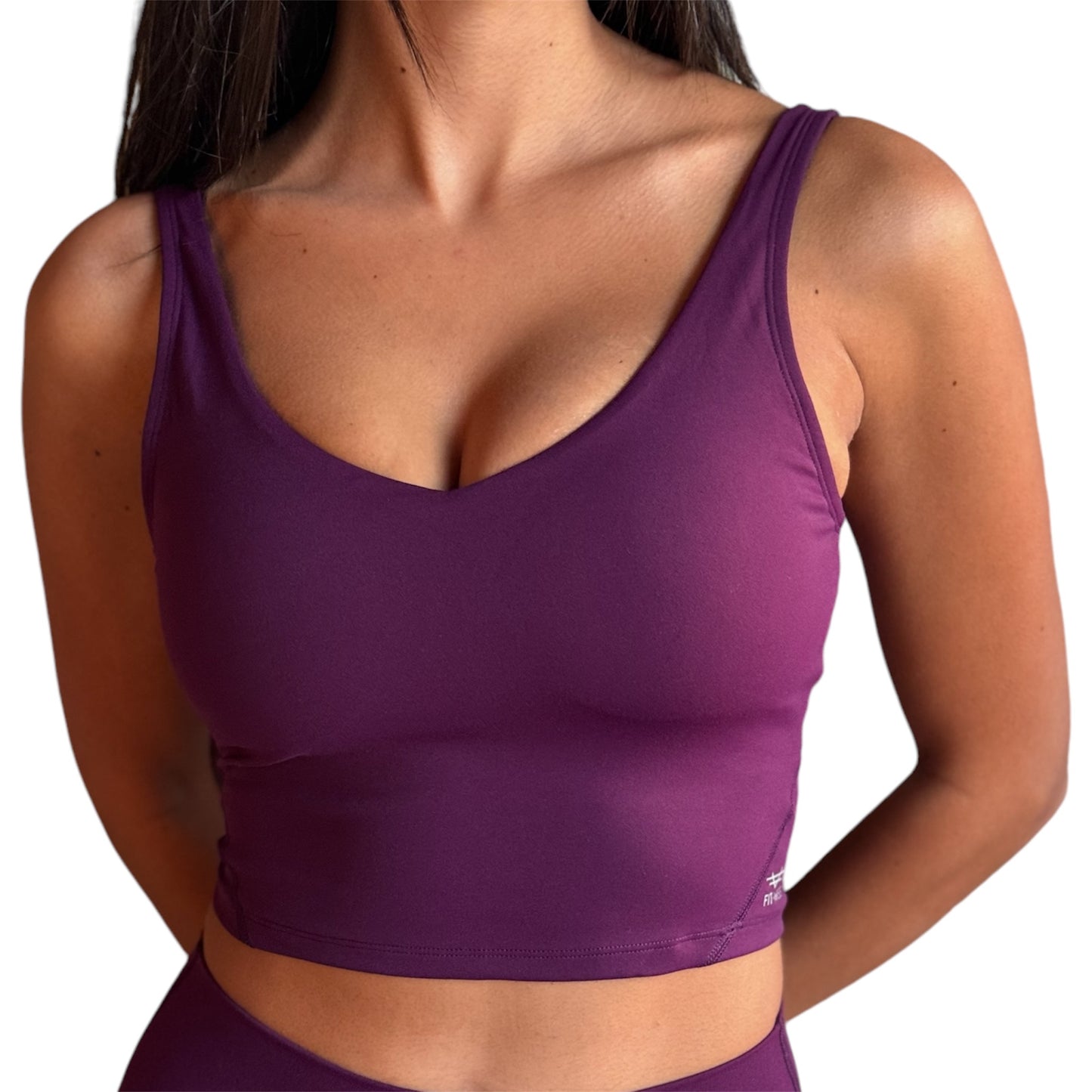 Essential Padded Top - Magenta Purple