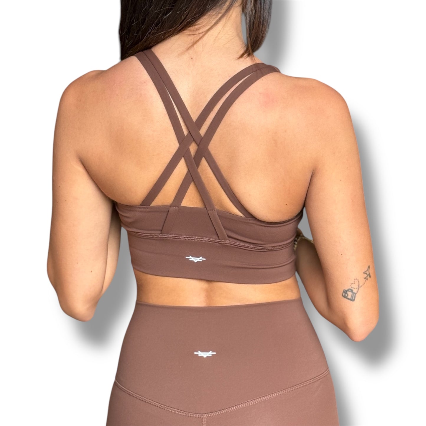 BasicFit Performance Bra - Coffee