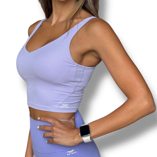 Essential Padded Top - Lavender