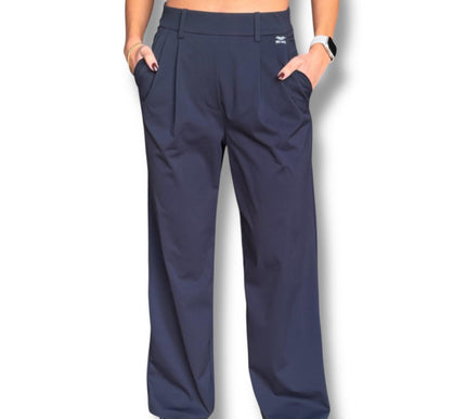 Tailored Wide-Leg Pants