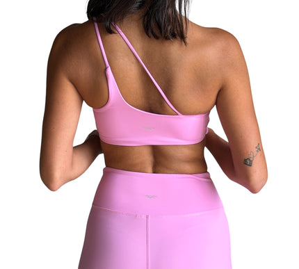 One-Shoulder Triangle Cut-Out Bra