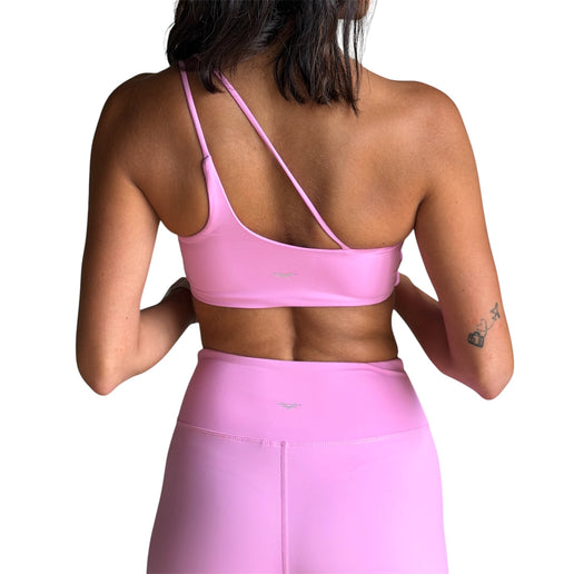 One-Shoulder Triangle Cut-Out Bra