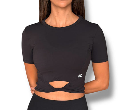 Twist Front Performance Tee