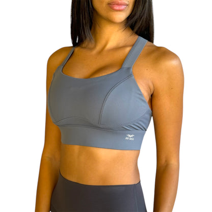 AdaptaShape Athletic Bra - Grey