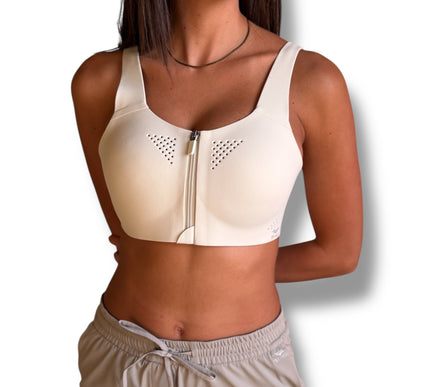 Elite Support Zip Bra