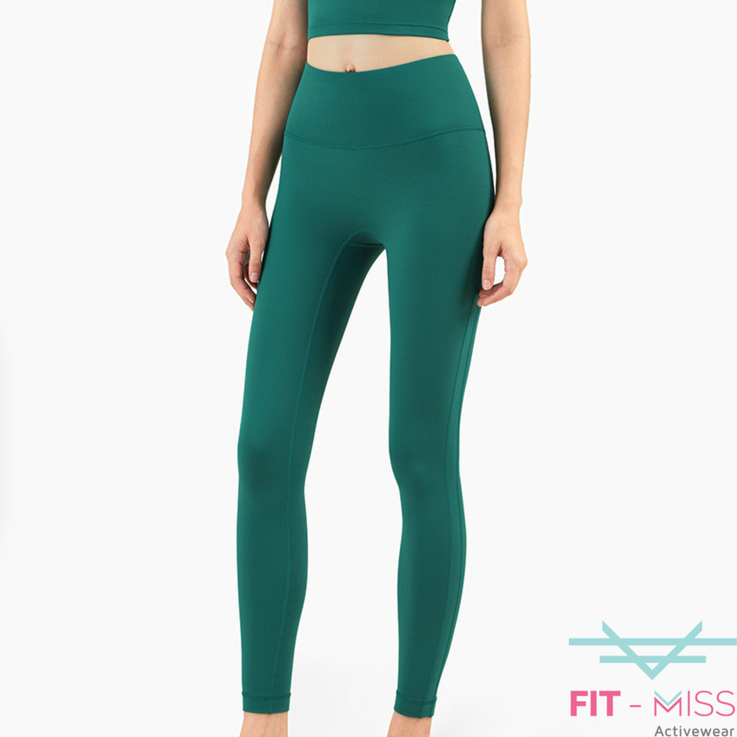 BackStitch Sculpted Leggings - Lake Green