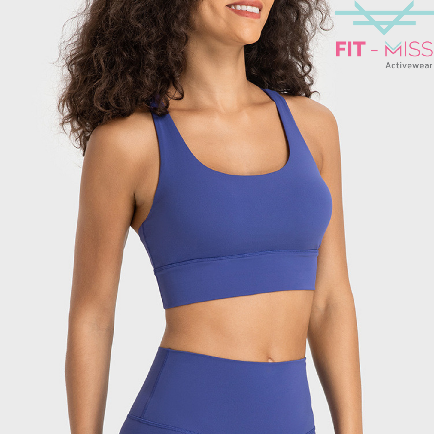 BasicFit Performance Bra - Azure Blue