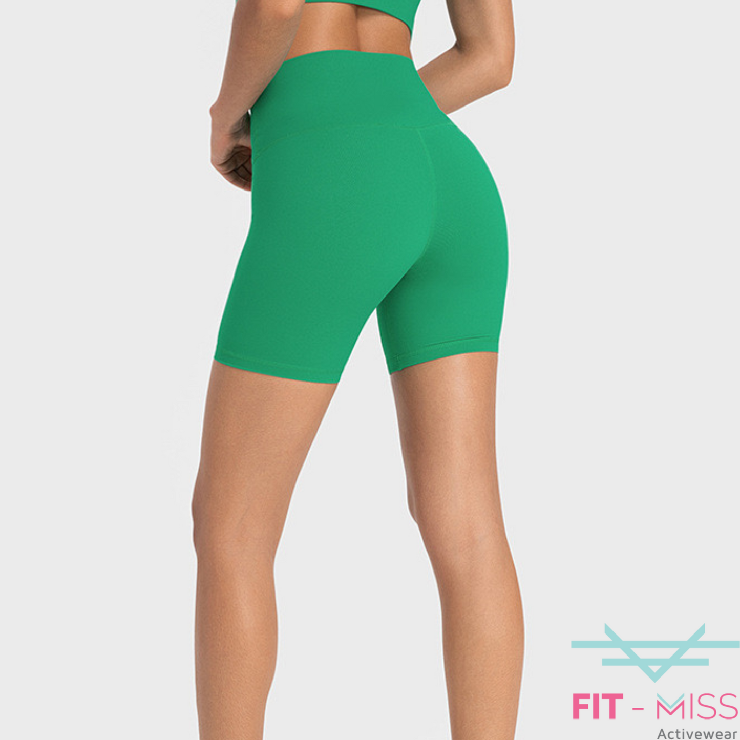 Biker Shorts - Scallion Green