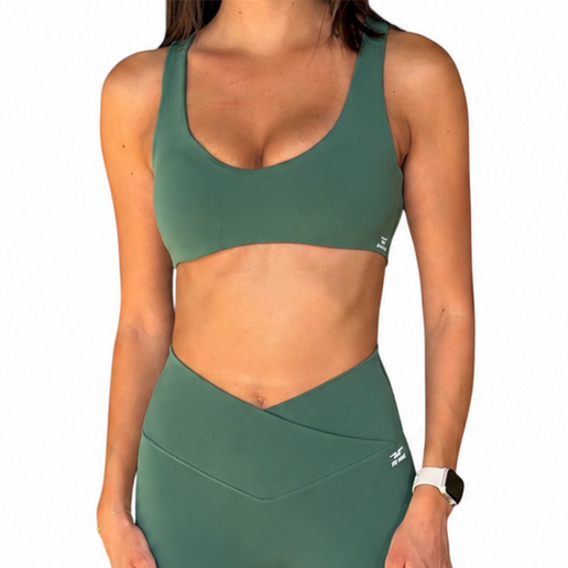 Sculpted Open-Back Bra
