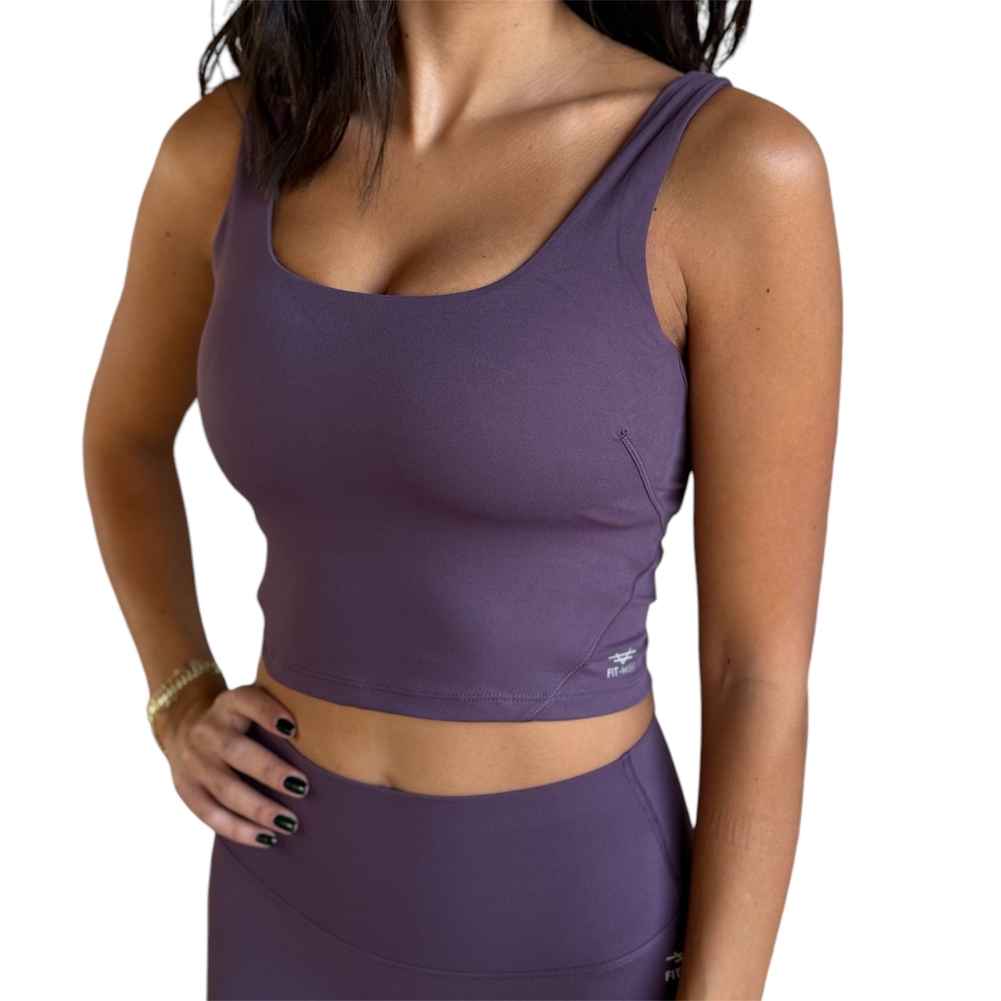 Classic Padded Top - English Violet