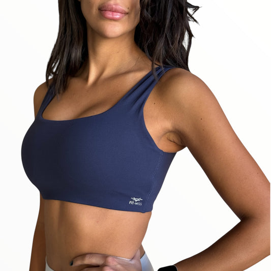 Classic Sports Bra - Navy