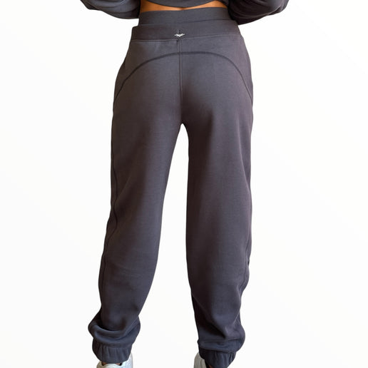 Comfy Edge Fleece Set - Graphite Grey