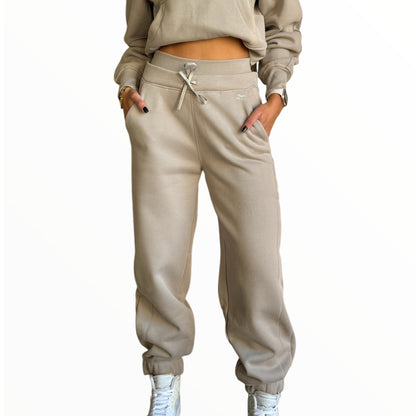 Comfy Edge Fleece Set - Harbor Grey