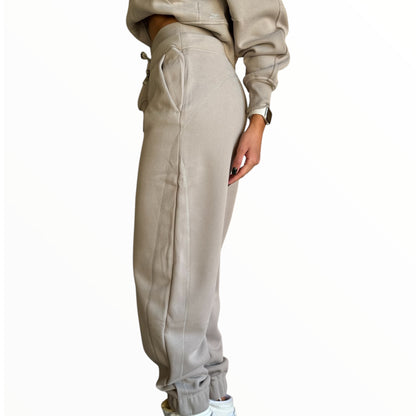 Comfy Edge Fleece Set - Harbor Grey