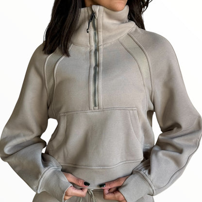 Comfy Edge Fleece Set - Harbor Grey