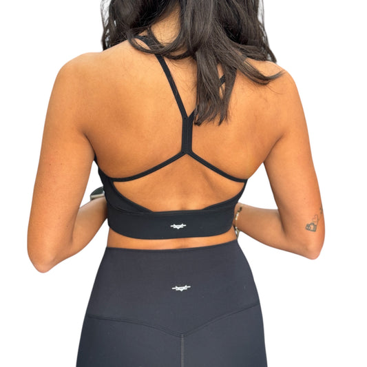 Radiant Padded Crop Top - Black