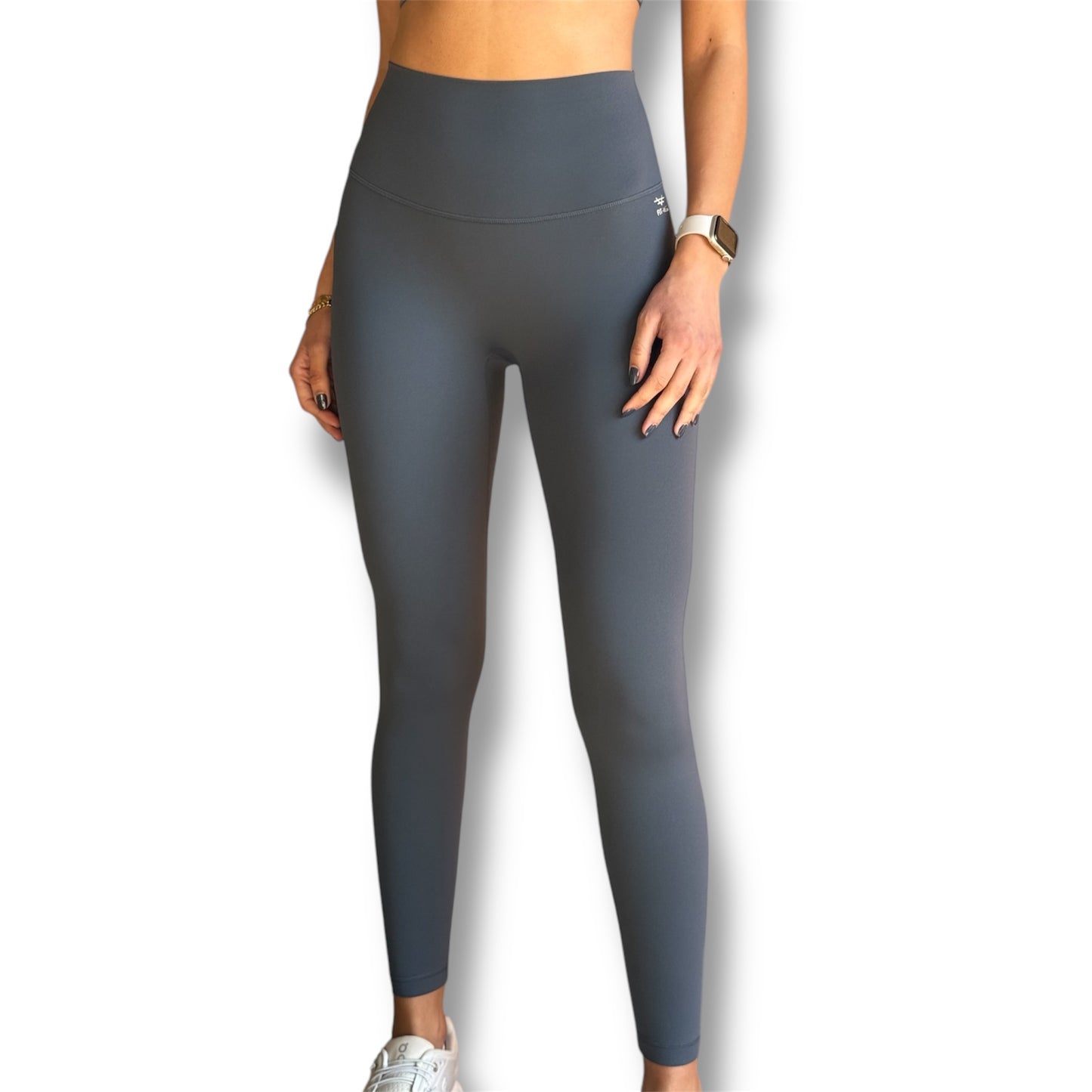Seamless Front Basic Leggings - Patriot Blue