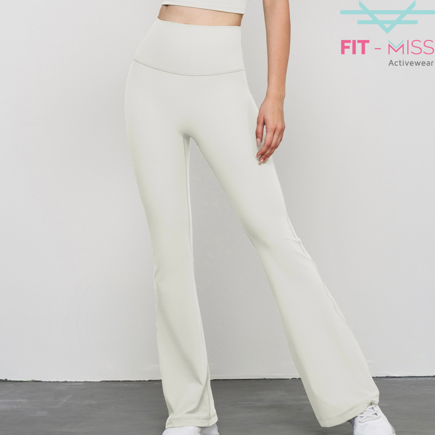 FitFlare Active Leggings - Ivory