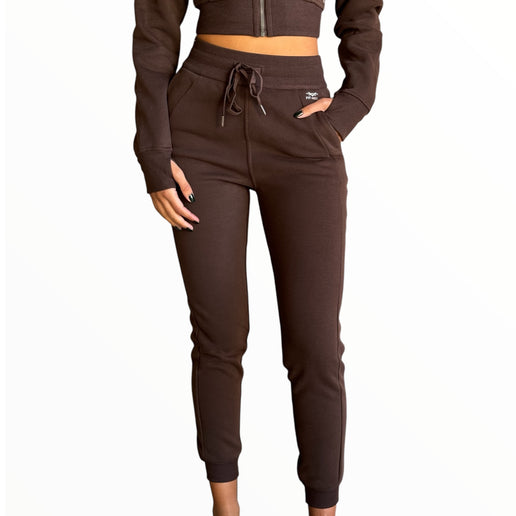 Fitted Fleece Set - Espresso