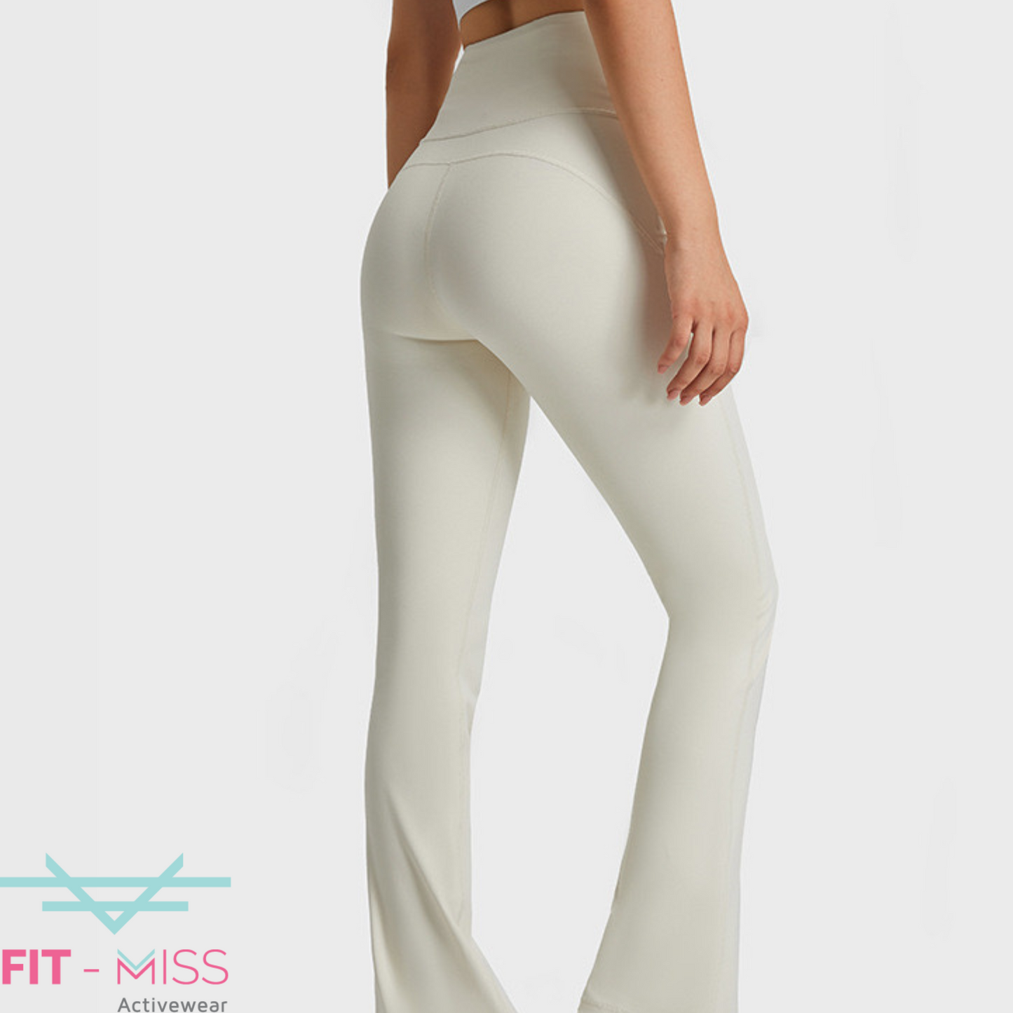 FlareFlow Active Leggings - Beige