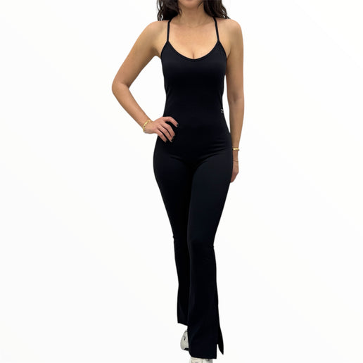 Infinity Flare Jumpsuit - Black