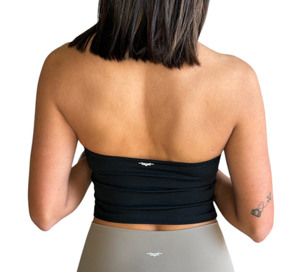 Deep-V Halter Crop Top