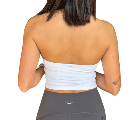 Deep-V Halter Crop Top