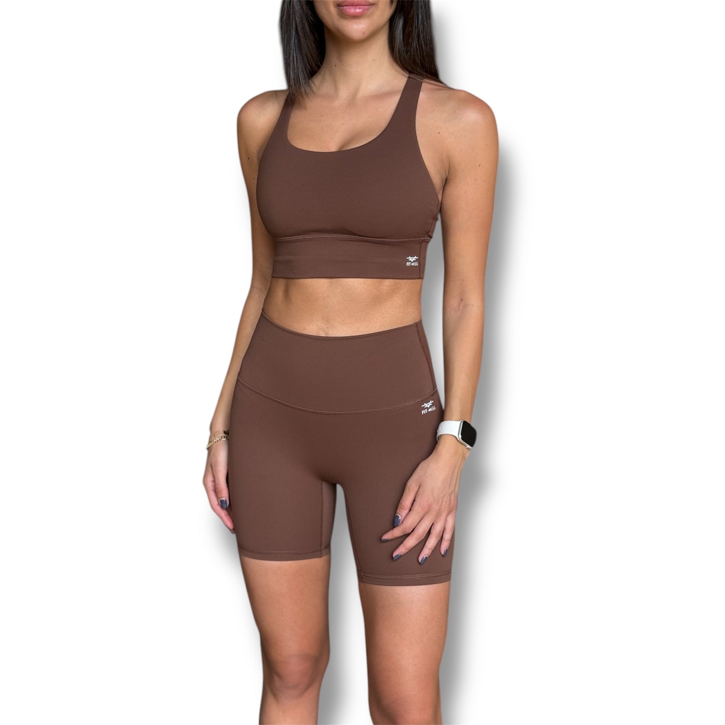 BasicFit Performance Bra - Coffee