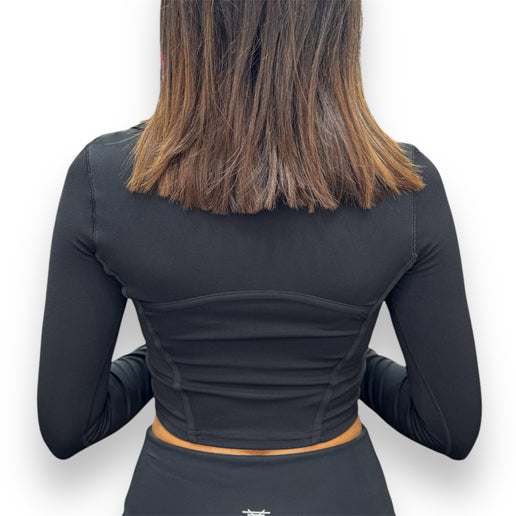 Contour Crop Top - Black