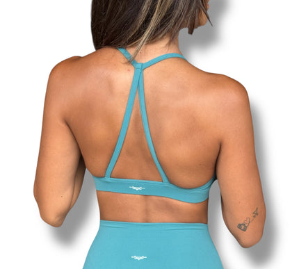 Minimal T-Strap Sports Bra