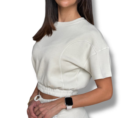 Short Lounge Set - Ivory
