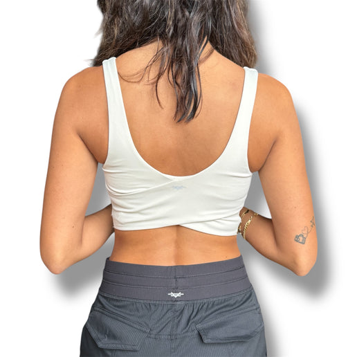 Crossed Over Back Sports Bra