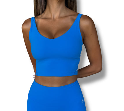 Essential Padded Top - Sapphire