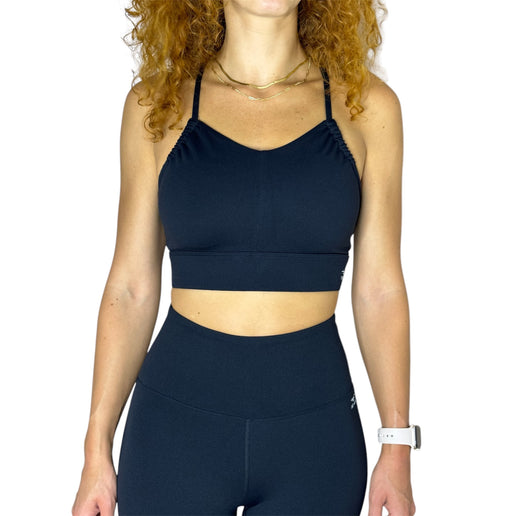Pleat Edge Bra - Black