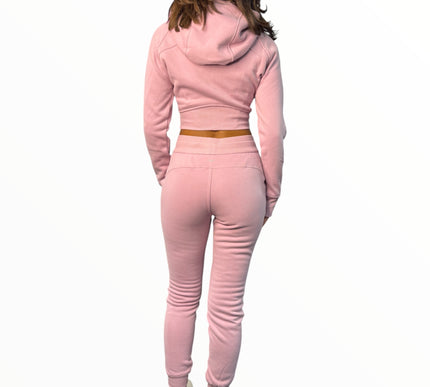 Fitted Fleece Set - Pink