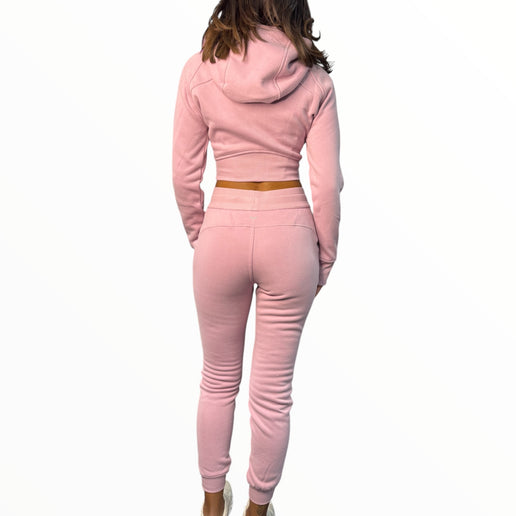 Fitted Fleece Set - Pink