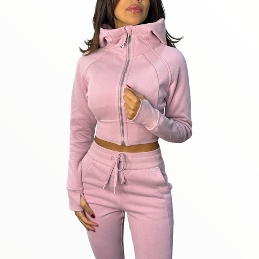 Fitted Fleece Set - Pink
