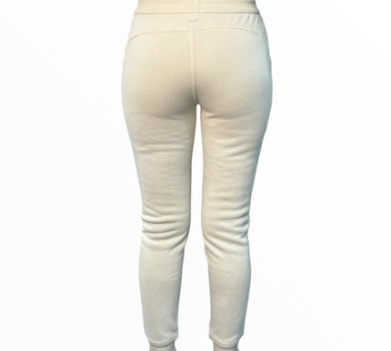 Fitted Fleece Joggers - Ivory