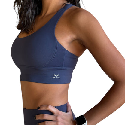 TrueFit Bra - Prussian Blue