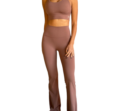 FlareFlow Extend Active Leggings - Saddle
