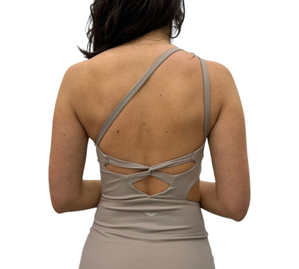 Assymetrical Dress - Greige