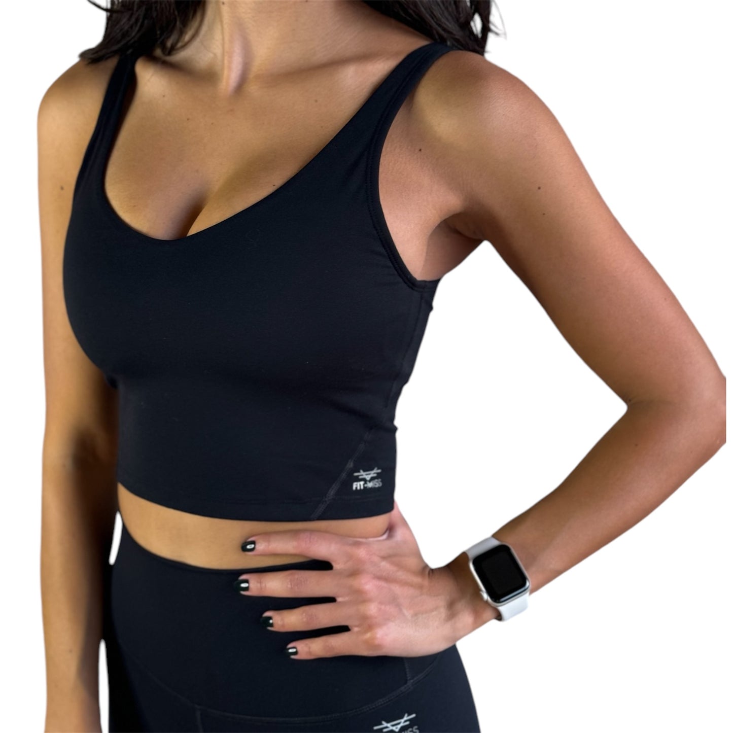 Essential Padded Top - Black