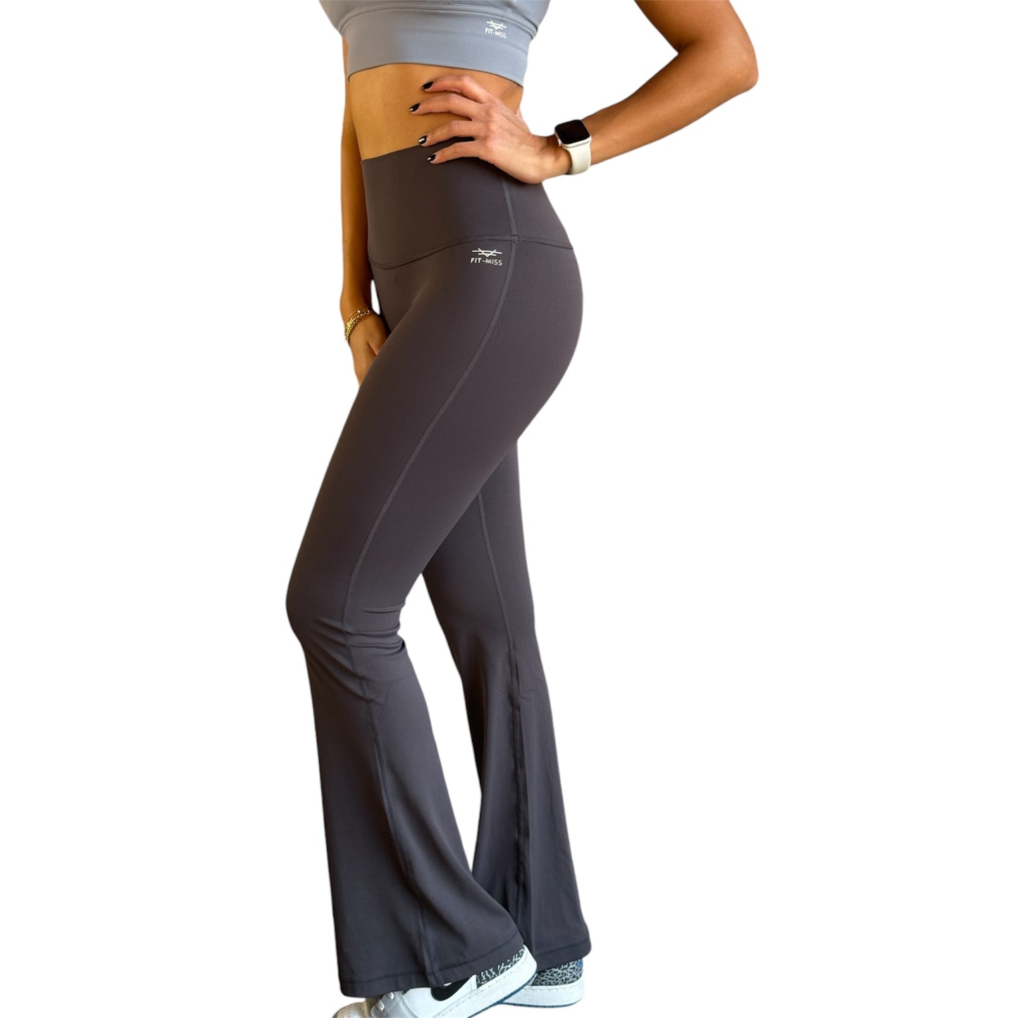 FitFlare Active Leggings - Graphite Grey